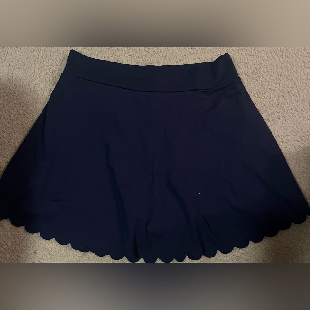 J CREW women’s skirt/skort with shorts underneath withh scallops- never worn